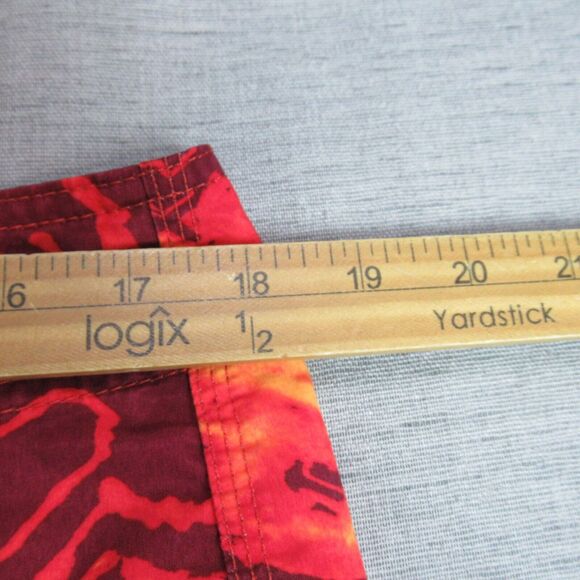 Nike 6.0 Board Shorts Mens Size 34 Red Orange Geometric Swim Trunks Active - Picture 12 of 16